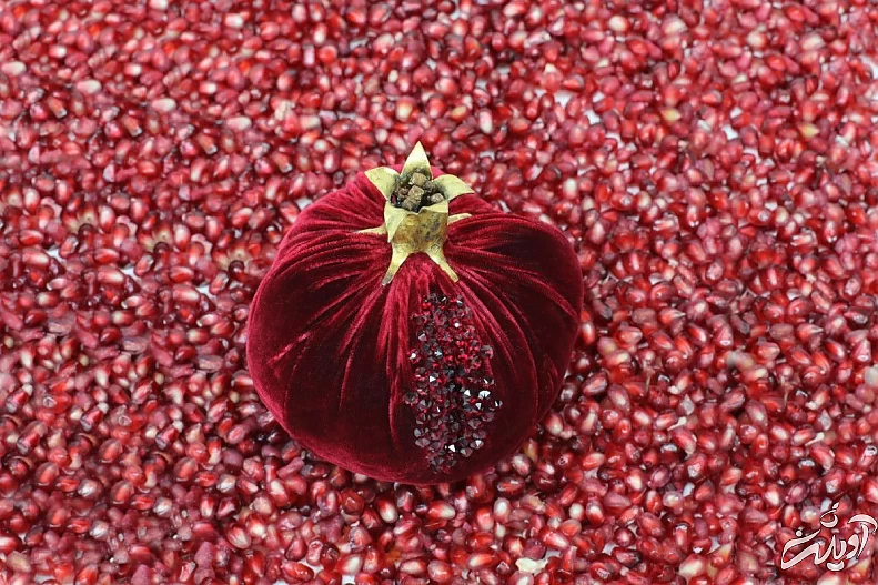 تزیین انار دون شده